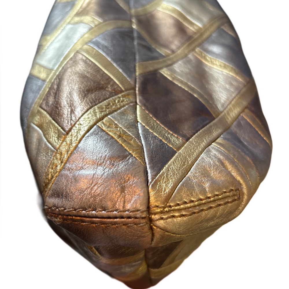 Michael Kors Bronze Metallic Hobo Bag - Picture 8 of 8